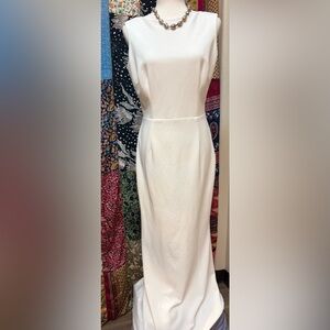 Katie May Ivory Sleeveless Wedding Maxi Dress